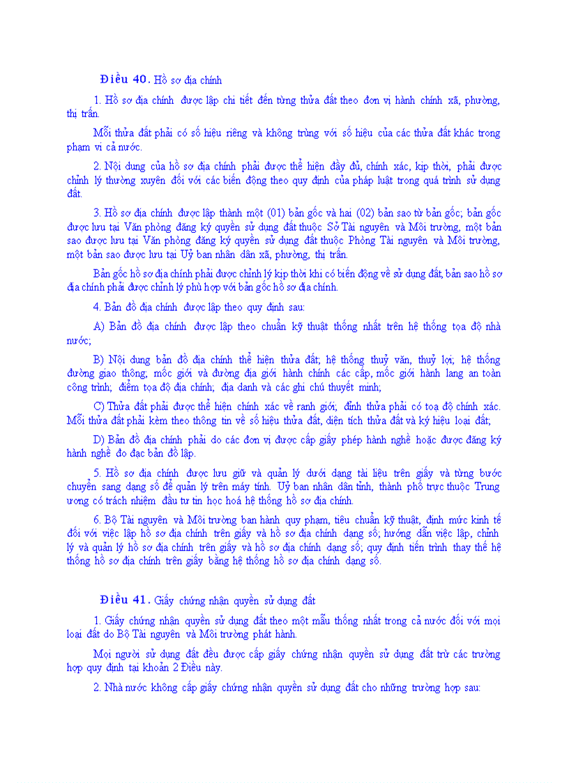 image for page Về thi hành luật đất đai