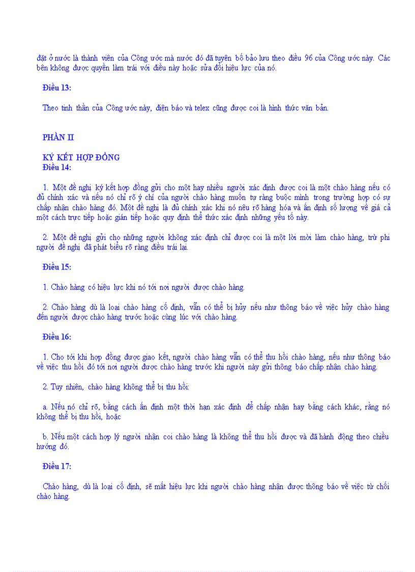 image for page Toàn bộ Công ước của Liên Hợp Quốc về hợp đồng mua bán quốc tế Công ước viên 1980