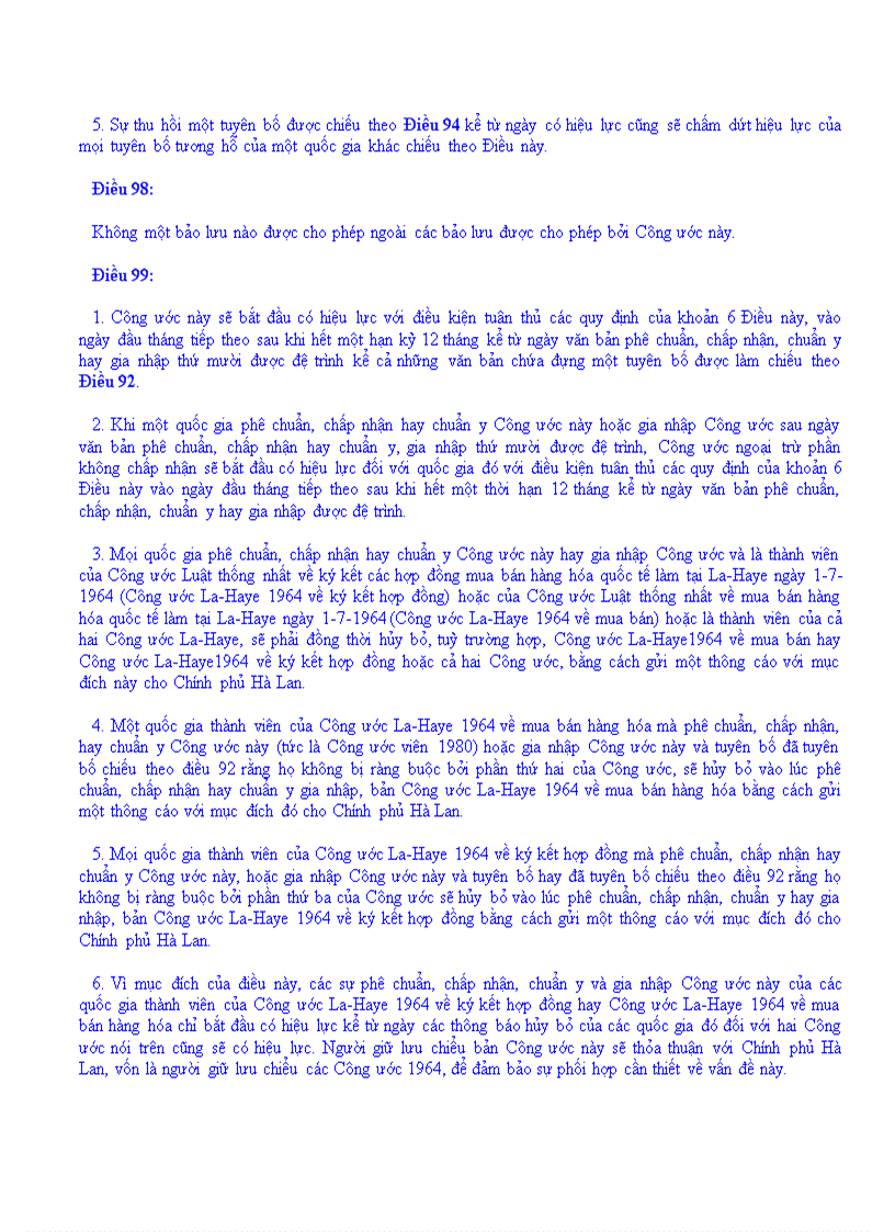 image for page Toàn bộ Công ước của Liên Hợp Quốc về hợp đồng mua bán quốc tế Công ước viên 1980