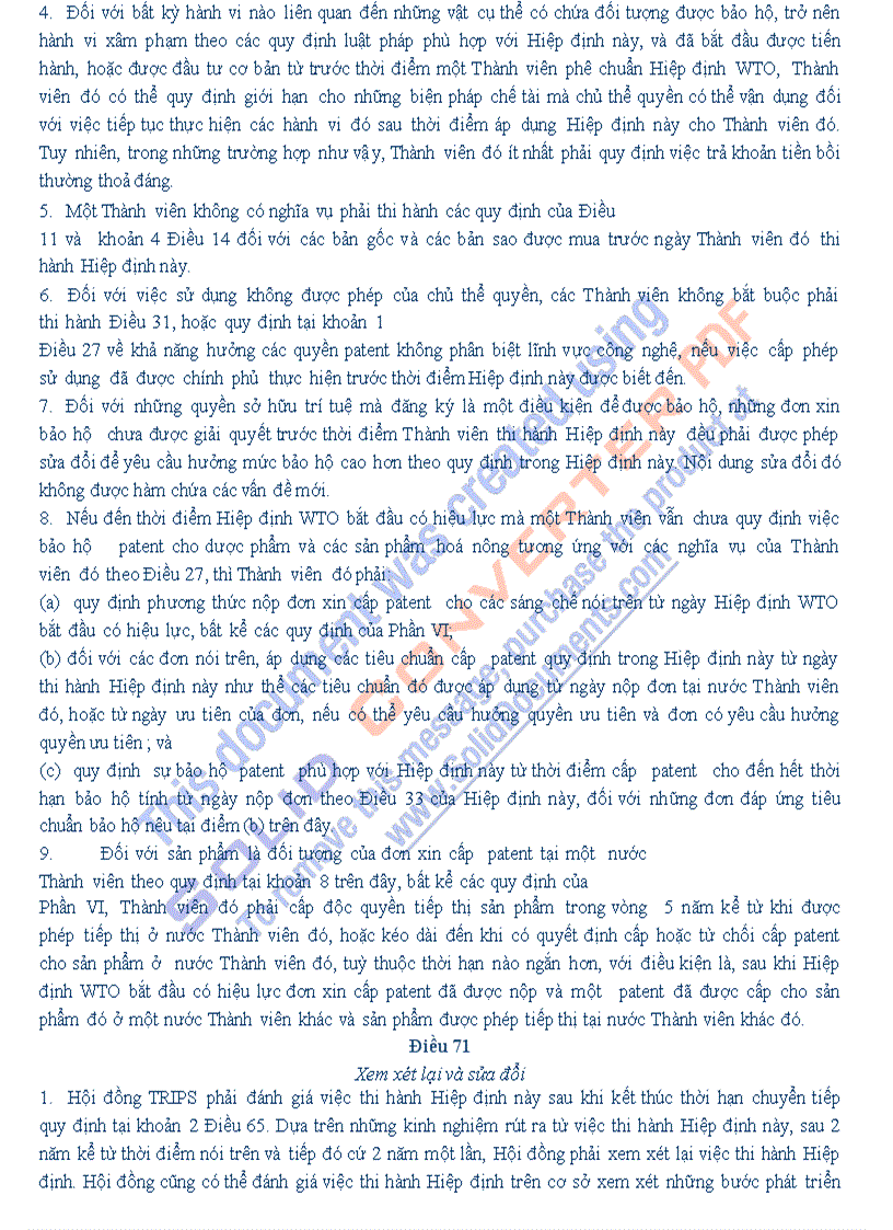 image for page Văn kiện hiệp định về các khía cạnh liên quan tới thương mại của quyền sở hữu trí tuệ 1