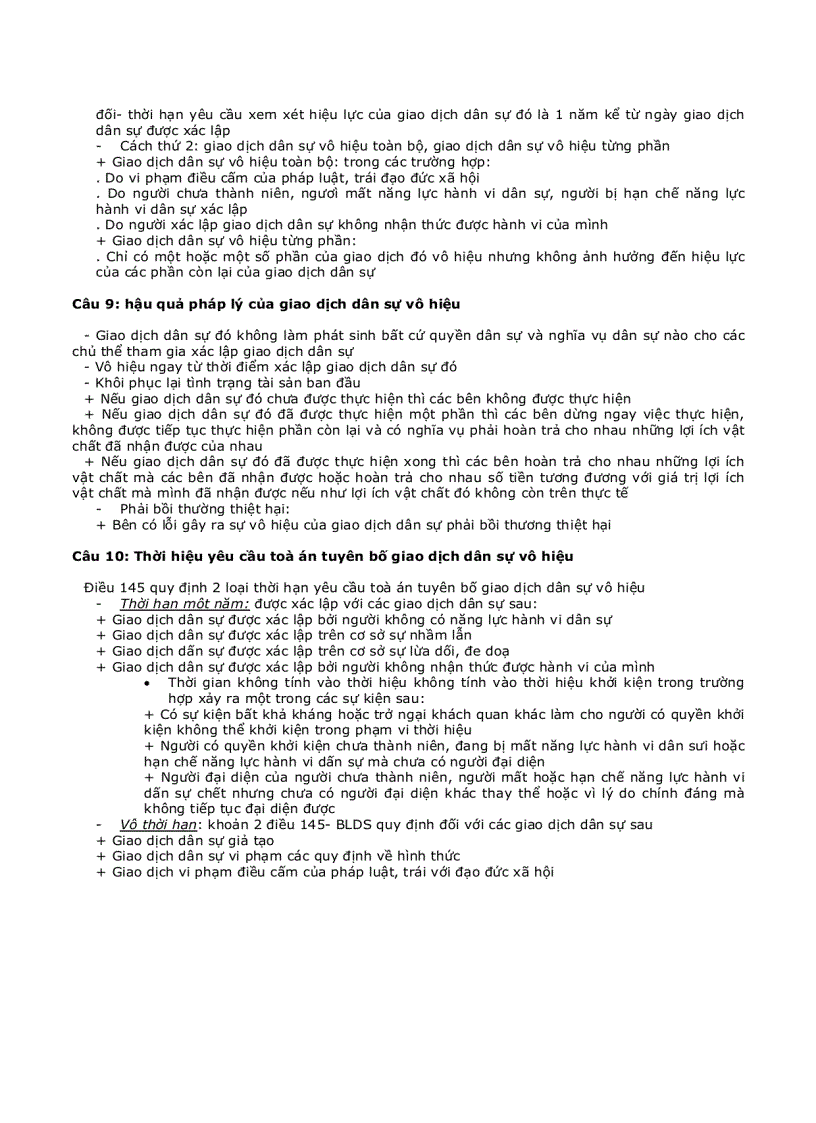 image for page Đề cương môn luật dân sự