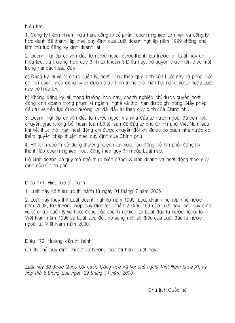 image for page Luật doanh nghiệp của quốc hội nước cộng hòa xã hội chủ nghĩa việt nam số 60 2005 qh11 ngày 29 tháng 11 năm 2005