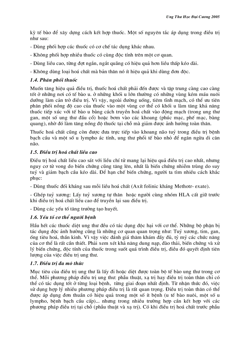 image for page Các phương pháp điều trị toàn thân bệnh ung thư