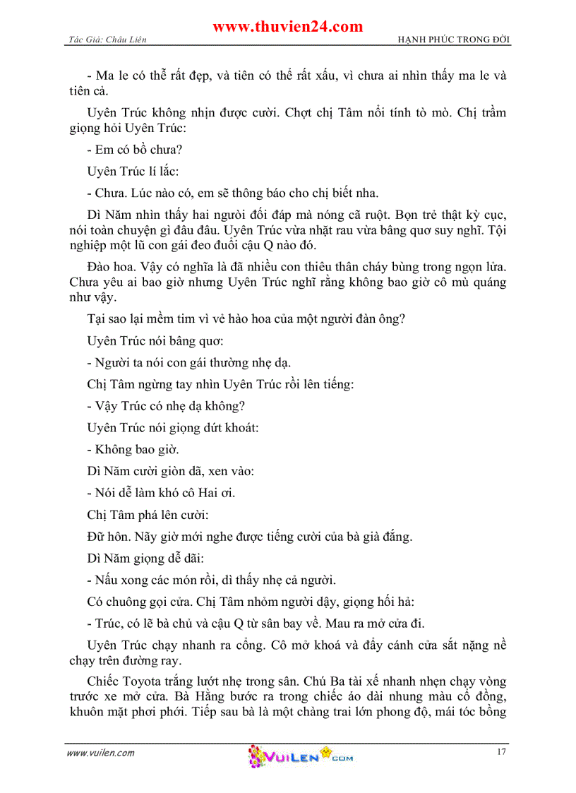 image for page Hạnh phúc trong đời