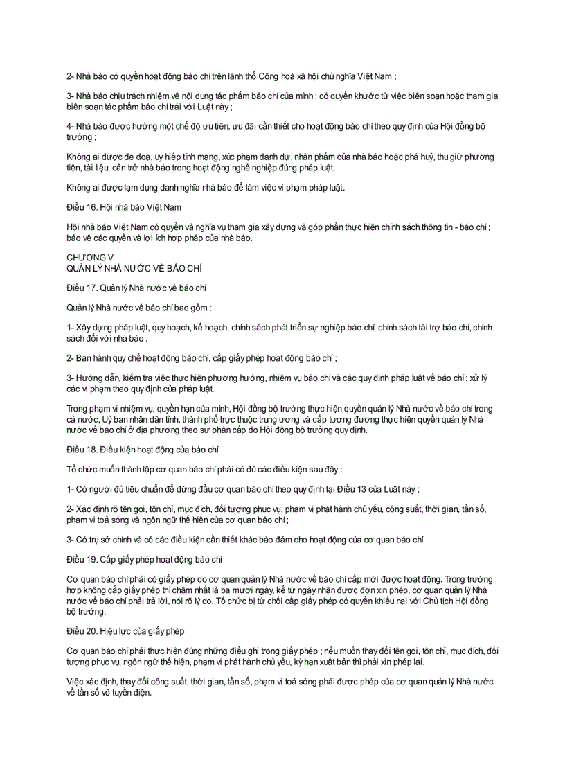 image for page Luật báo chí