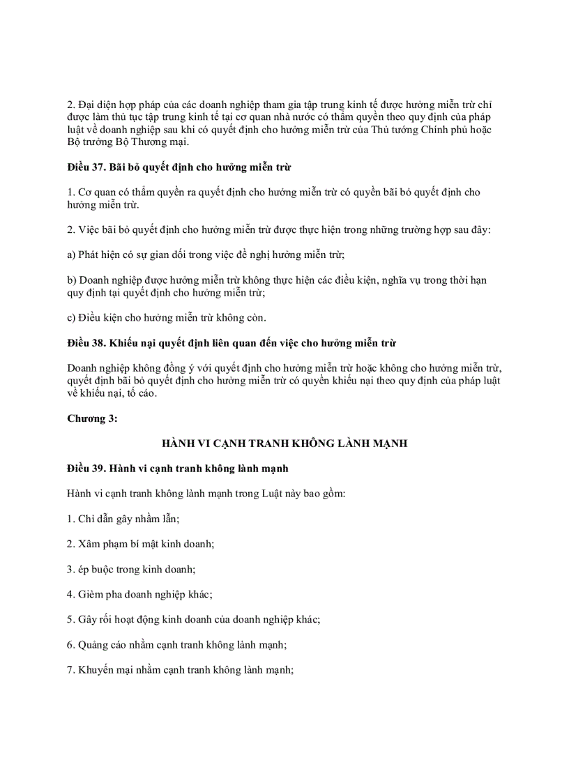 image for page Luật quy định về cạnh tranh