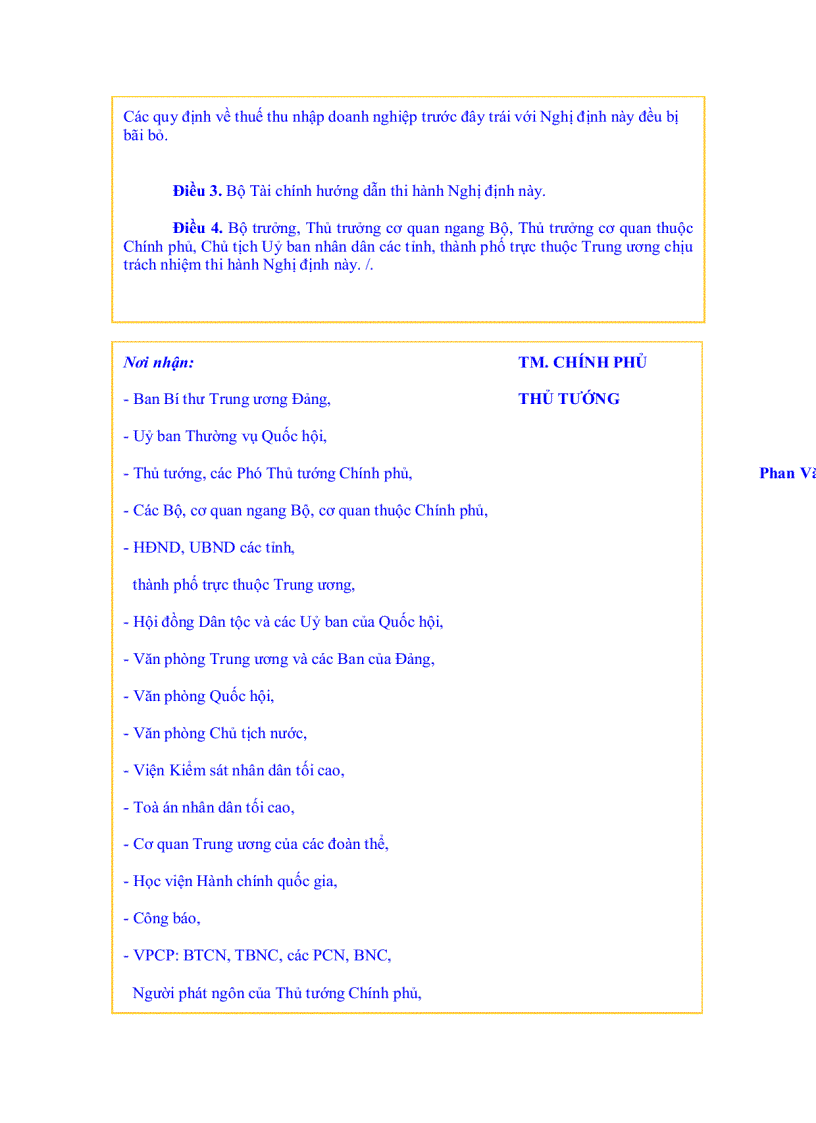 image for page Bổ sung một số điều Nghị định số 164 2003 NĐ CP ngày 22 tháng 12 năm 2003 của Chính phủ quy định chi tiết thi hành Luật Thuế thu nhập doanh nghiệp