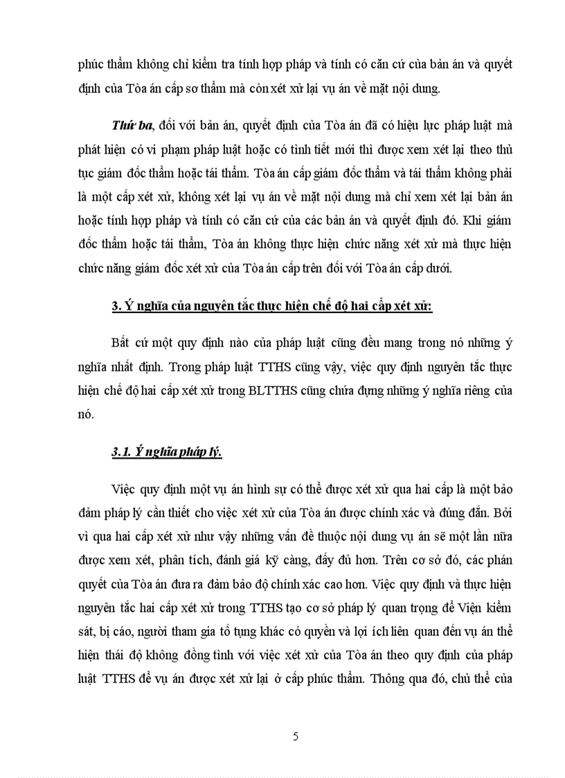 image for page Ý nghĩa của nguyên tắc hai cấp xét xử và các giải pháp nhằm nâng cao hiệu quả hoạt động của nguyên tắc này trong hoạt động xét xử