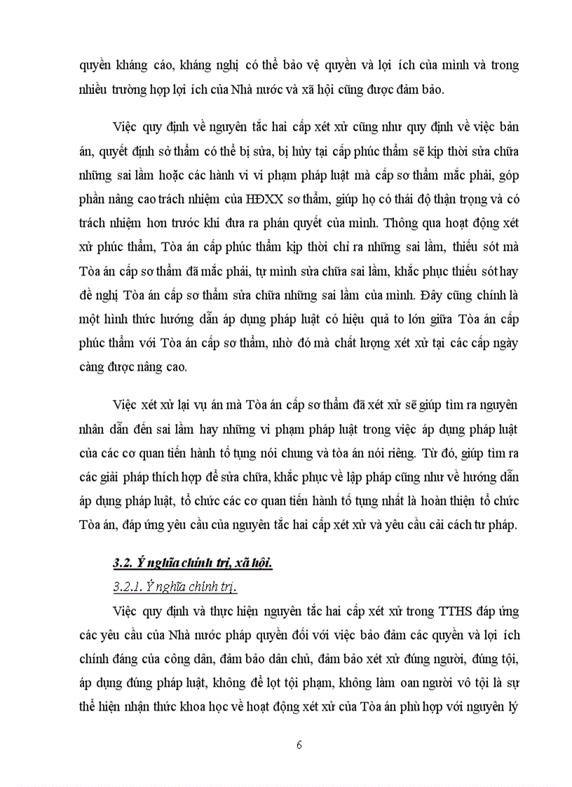 image for page Ý nghĩa của nguyên tắc hai cấp xét xử và các giải pháp nhằm nâng cao hiệu quả hoạt động của nguyên tắc này trong hoạt động xét xử