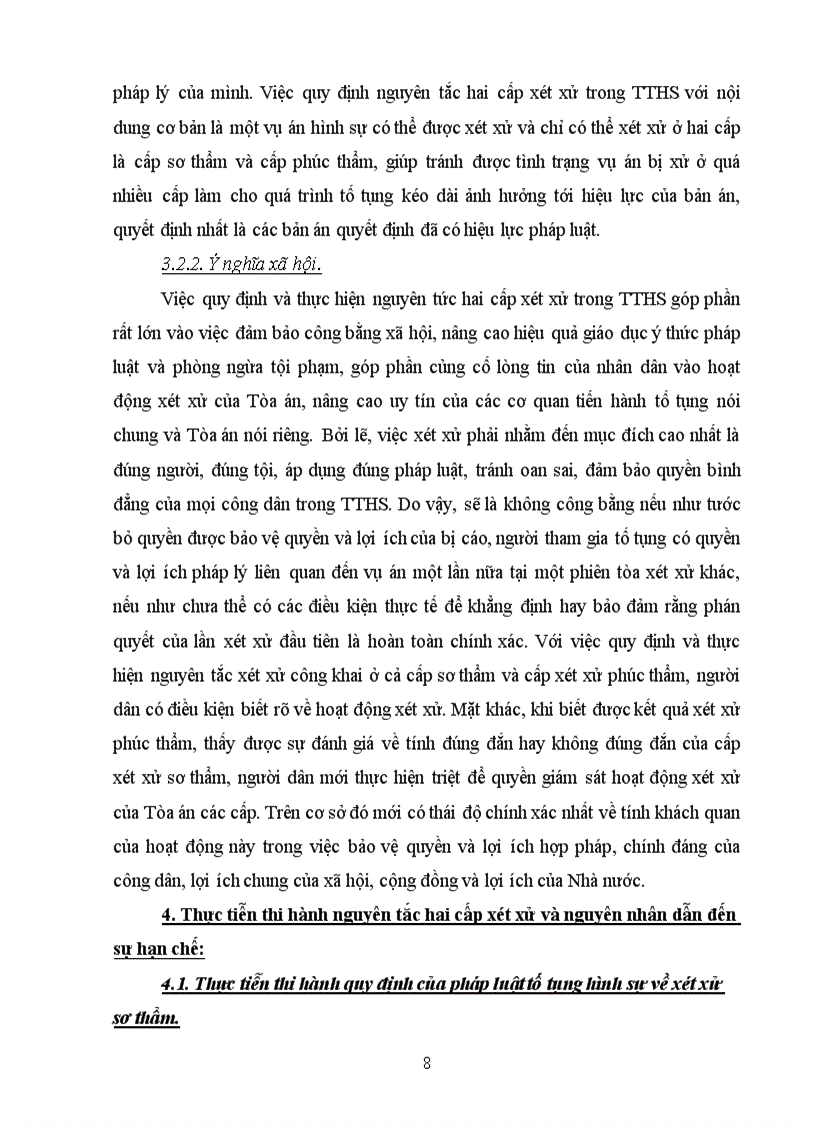 image for page Ý nghĩa của nguyên tắc hai cấp xét xử và các giải pháp nhằm nâng cao hiệu quả hoạt động của nguyên tắc này trong hoạt động xét xử