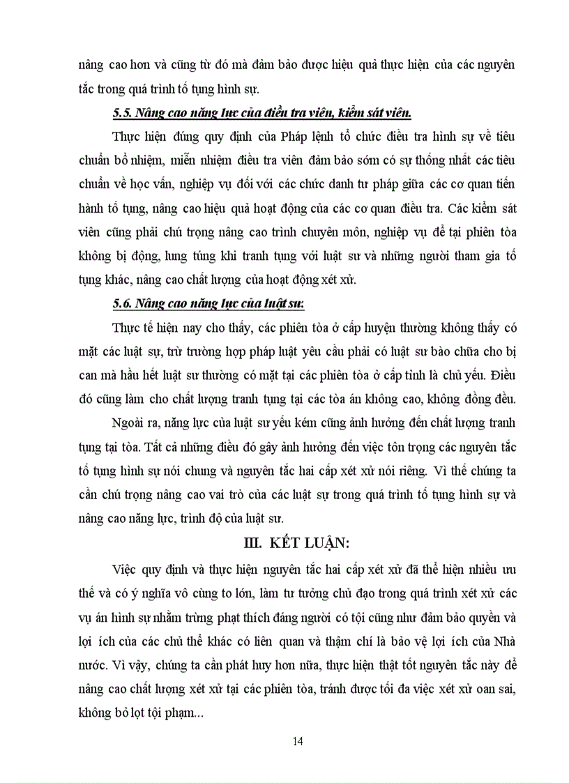 image for page Ý nghĩa của nguyên tắc hai cấp xét xử và các giải pháp nhằm nâng cao hiệu quả hoạt động của nguyên tắc này trong hoạt động xét xử