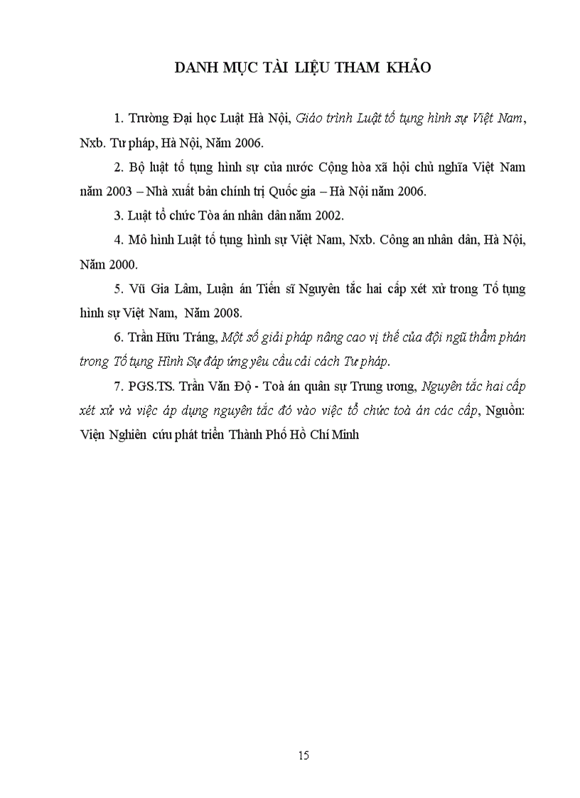 image for page Ý nghĩa của nguyên tắc hai cấp xét xử và các giải pháp nhằm nâng cao hiệu quả hoạt động của nguyên tắc này trong hoạt động xét xử