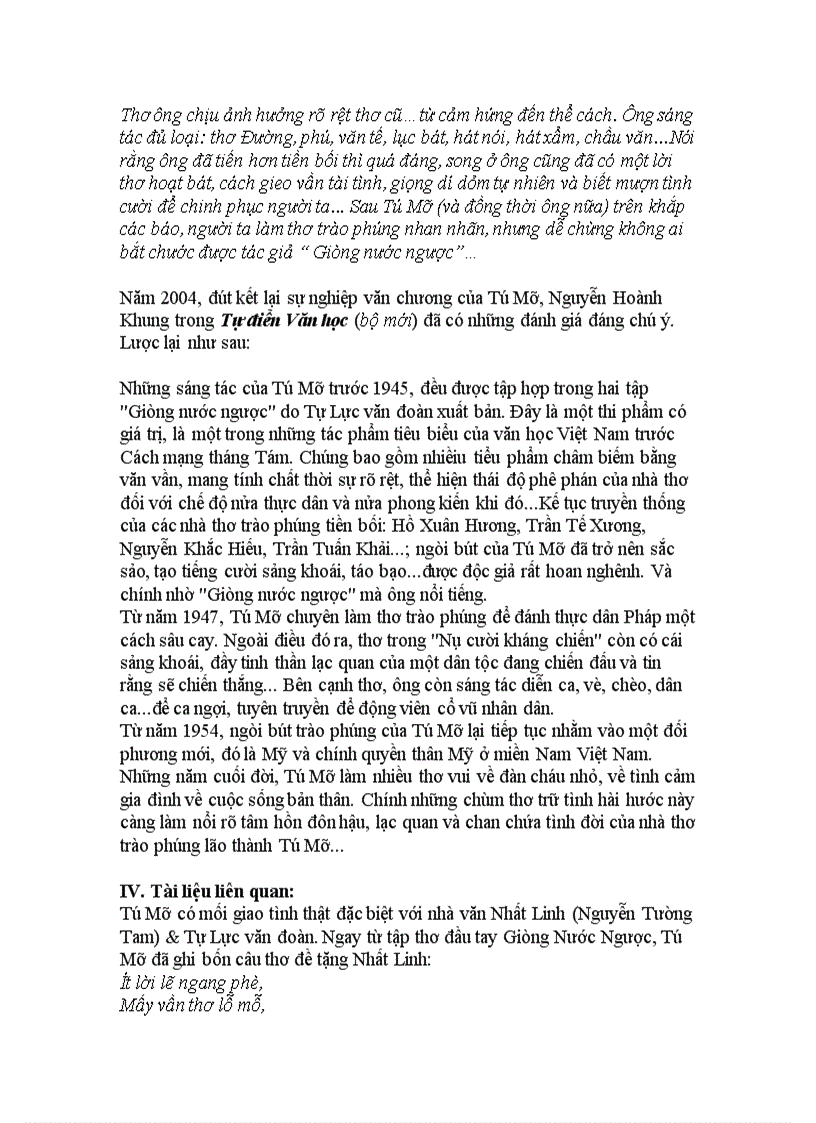 image for page Tú Mỡ bậc thầy của thể loại thơ trào phúng