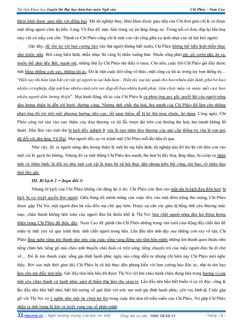 image for page Phân tích nhân vật Chí Phèo để làm nổi bật bi kịch bị cự tuyệt quyền làm người