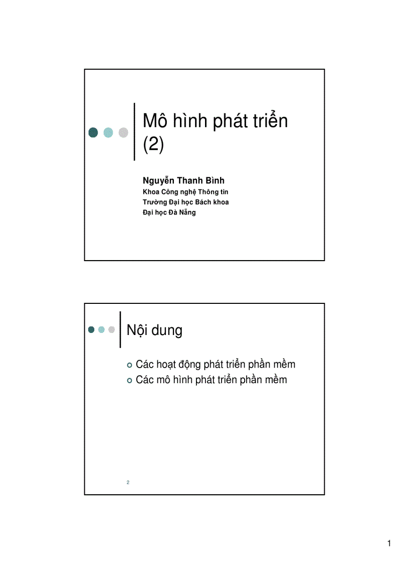 image for page Mô hình phát triển