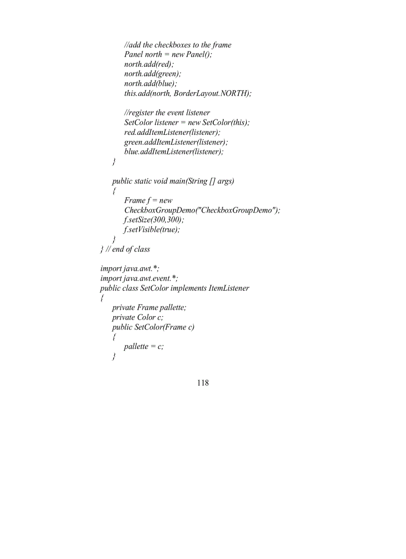 image for page Các đối tượng khung chứa Container