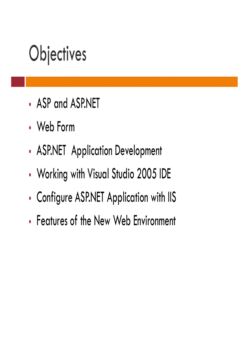 image for page Session 1 Introduction to ASP NET WebForms