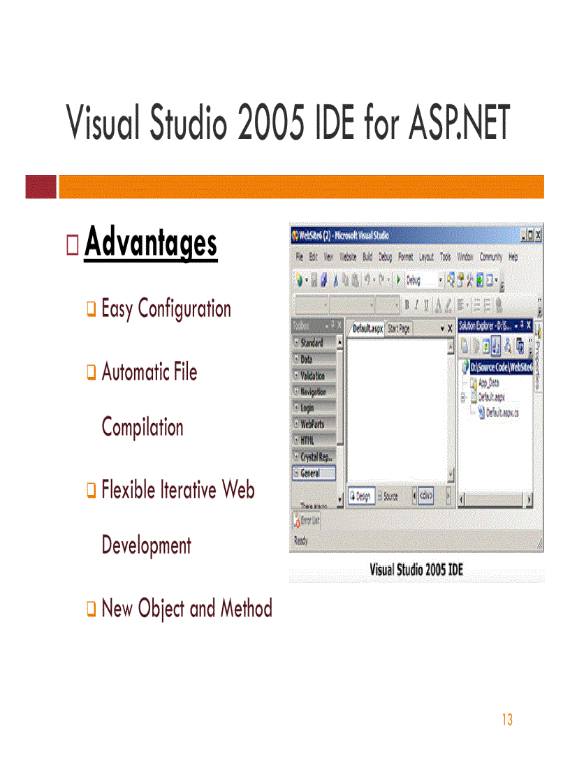 image for page Session 1 Introduction to ASP NET WebForms