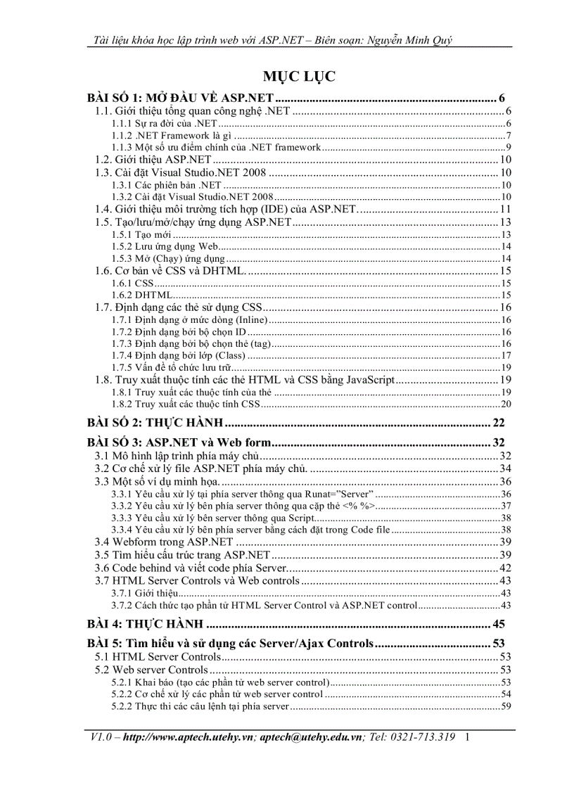 image for page Lập trình web với ASP NET