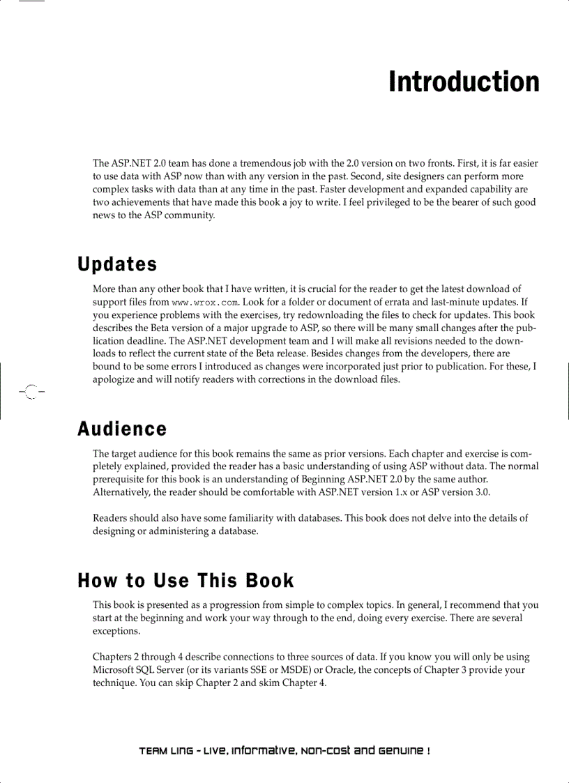 image for page Beginning ASP NET 2 0 Databases Beta Preview