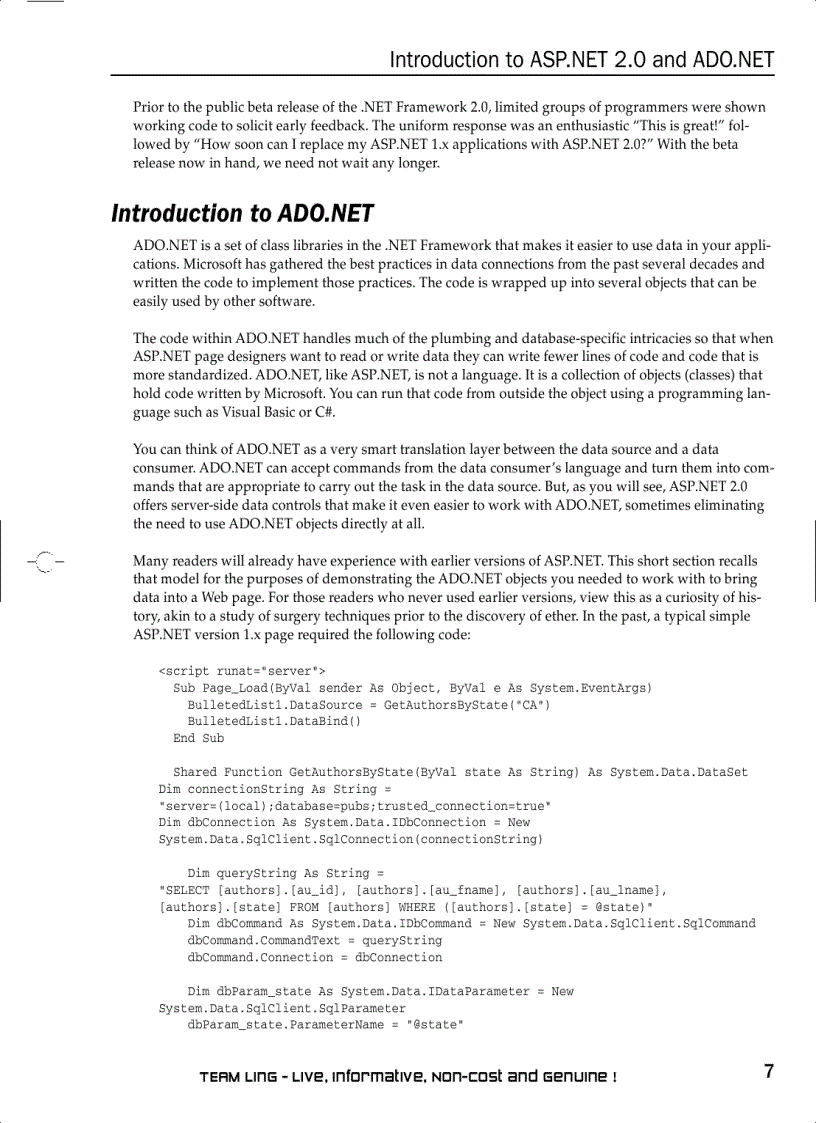 image for page Beginning ASP NET 2 0 Databases Beta Preview