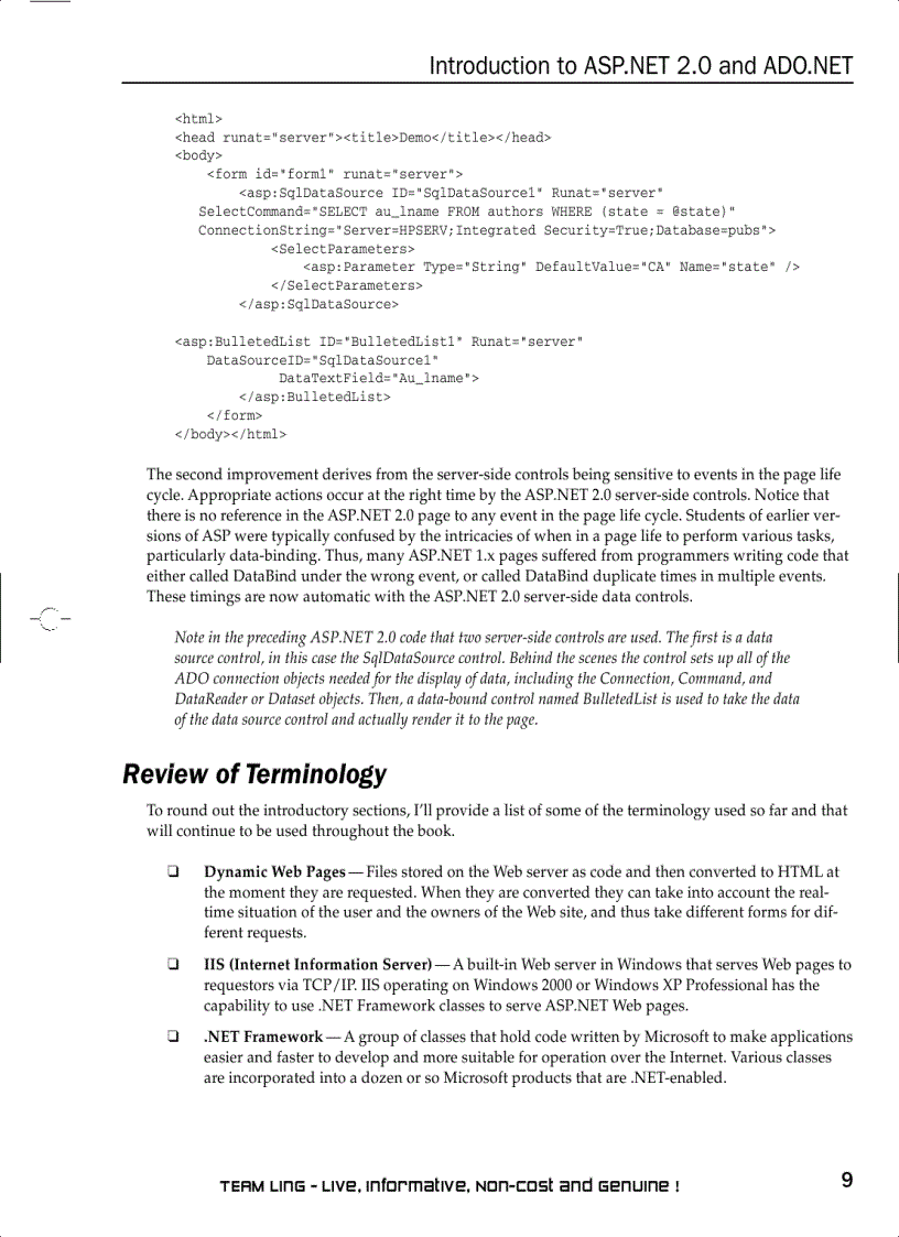 image for page Beginning ASP NET 2 0 Databases Beta Preview