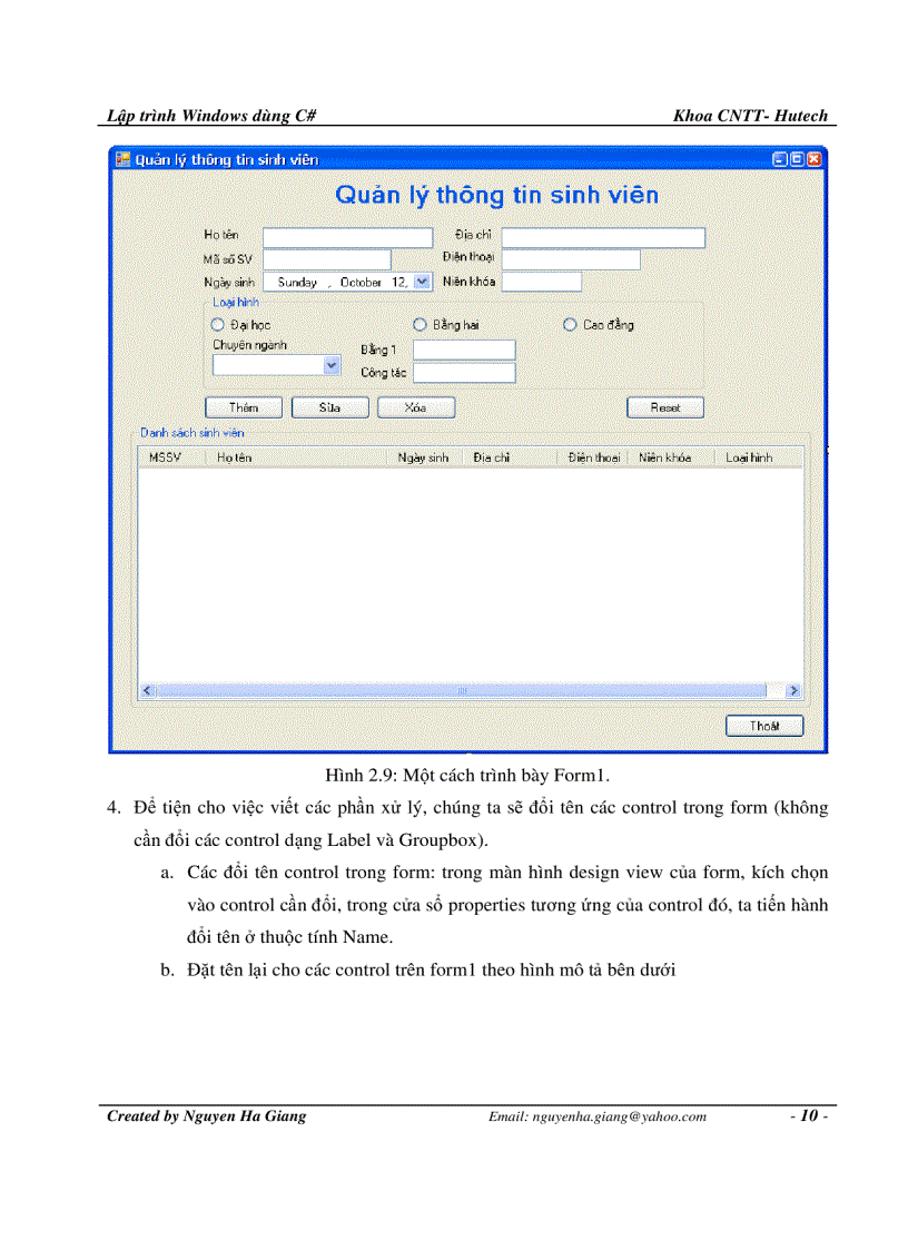 image for page Bài tap 7 C Windows Form Application Advanced