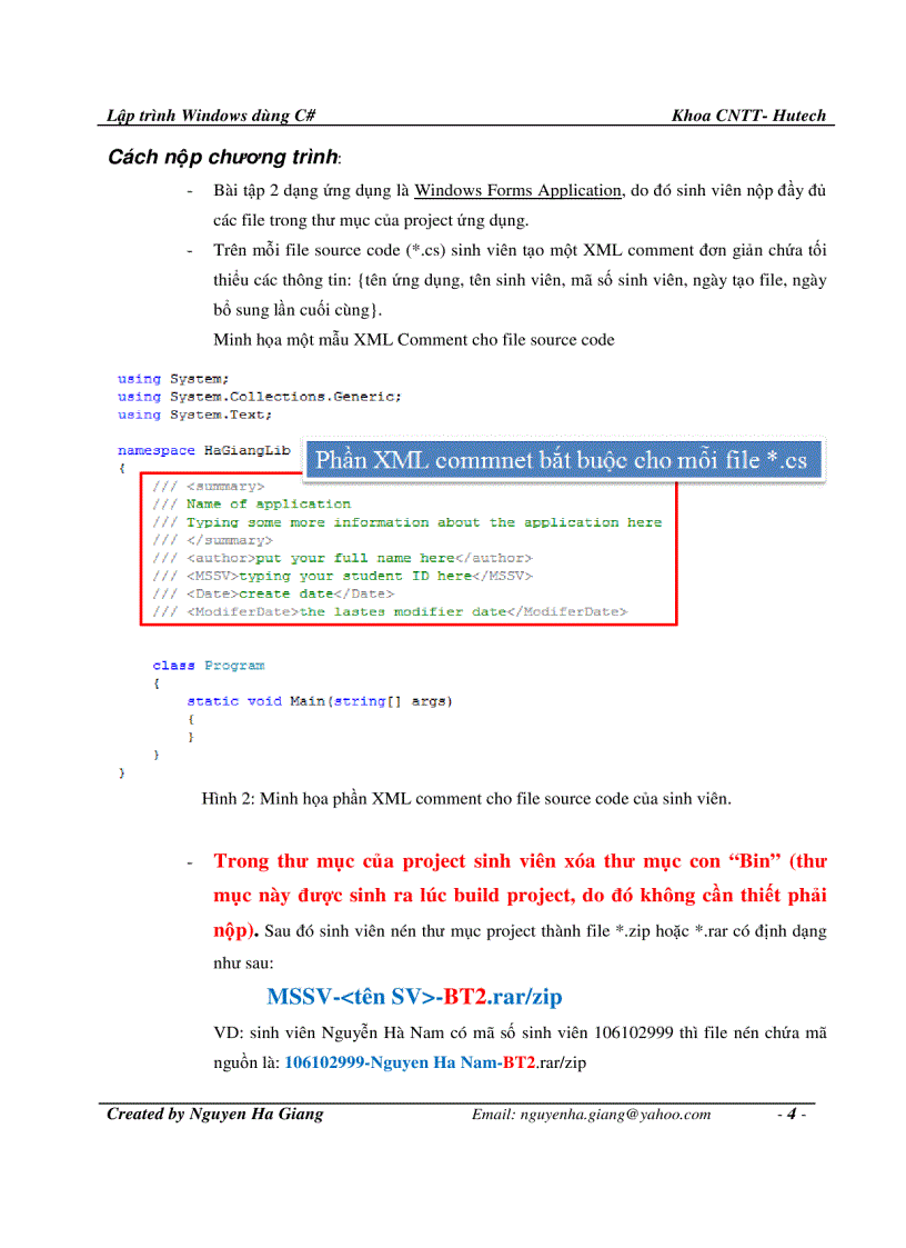 image for page Homework 2 C Windows Forms cơ bản