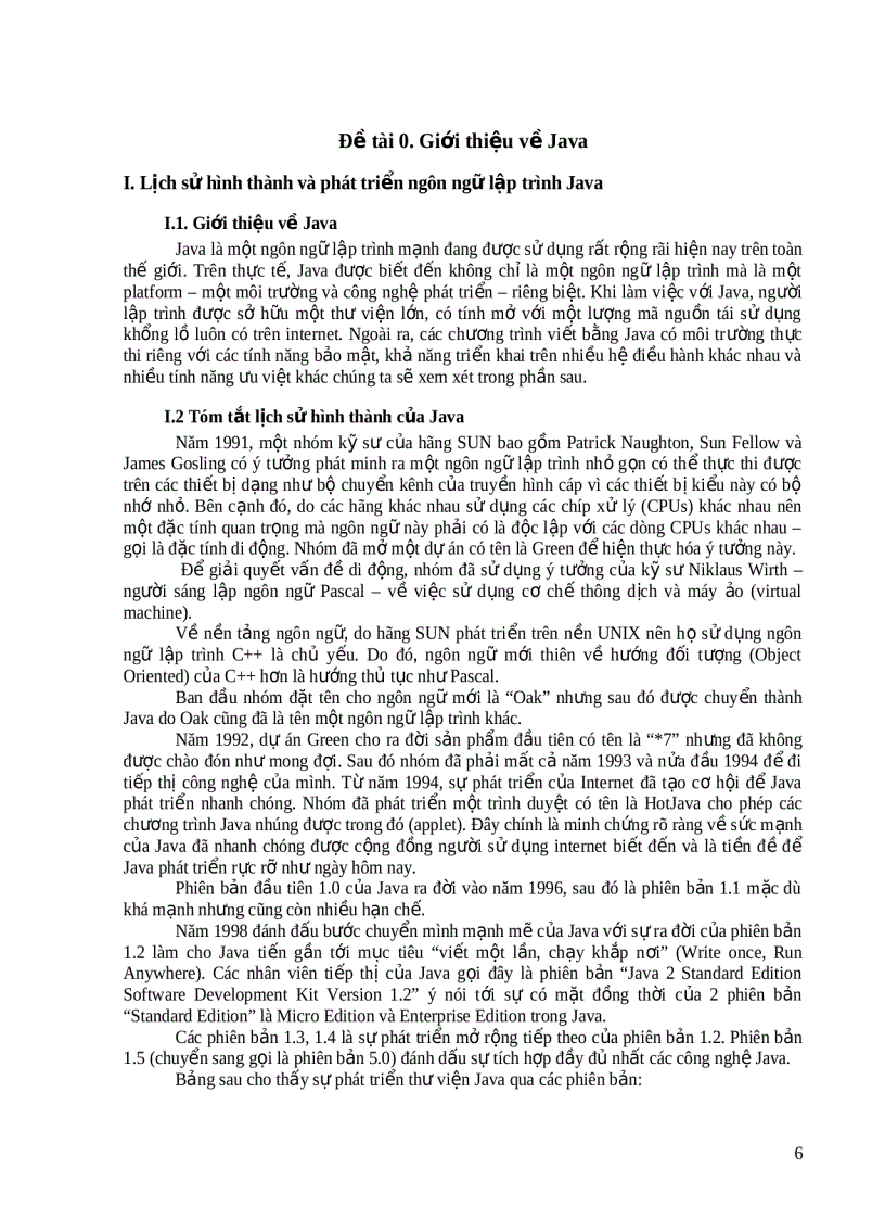 image for page Lịch sử hình thành và phát triển ngôn ngữ lập trình Java