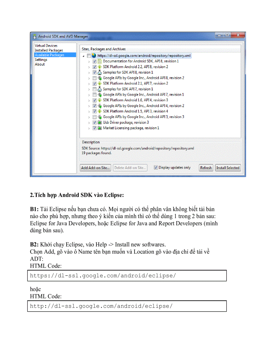 image for page Hướng dẫn cài đặt Android với Eclipse