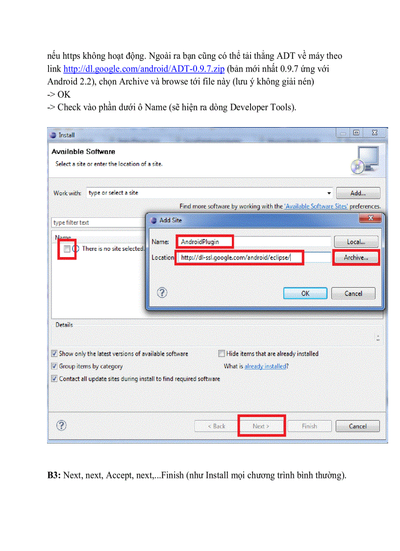 image for page Hướng dẫn cài đặt Android với Eclipse