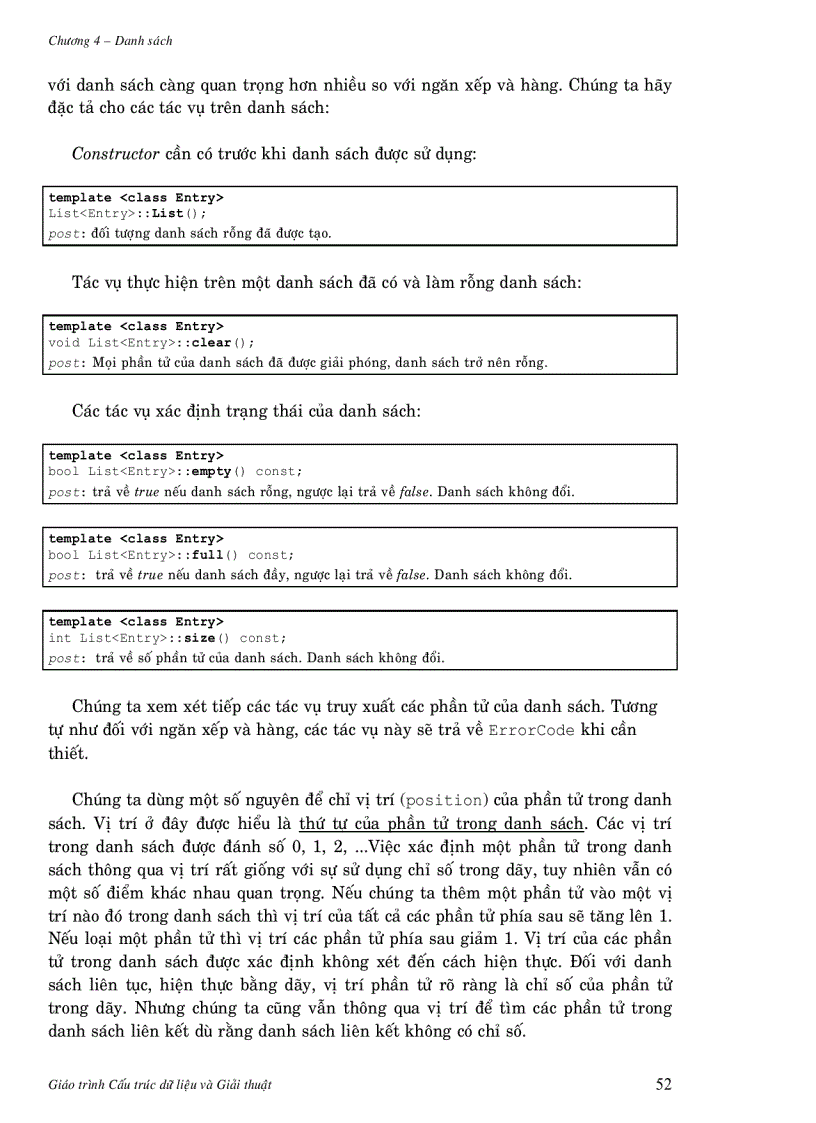 image for page Danh sách