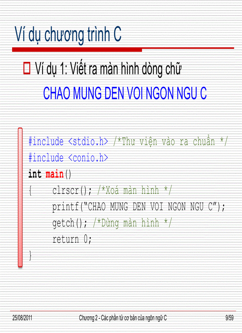 image for page Các phần tử cơ bản của ngôn ngữ c