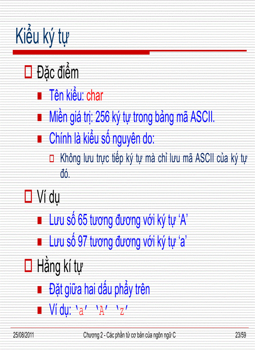 image for page Các phần tử cơ bản của ngôn ngữ c