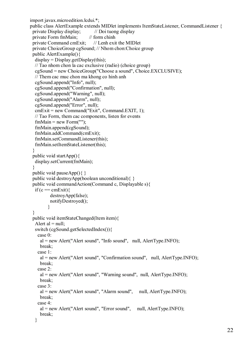 image for page Hệ thống bài tập j2me