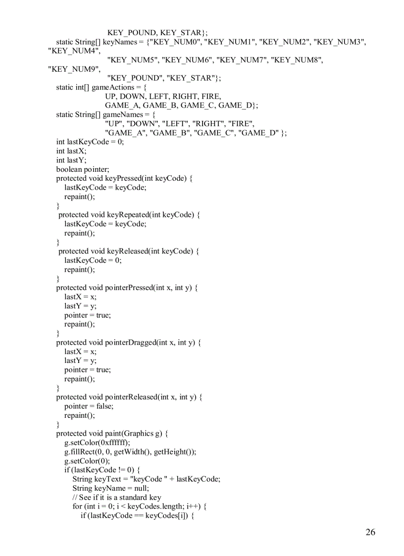 image for page Hệ thống bài tập j2me