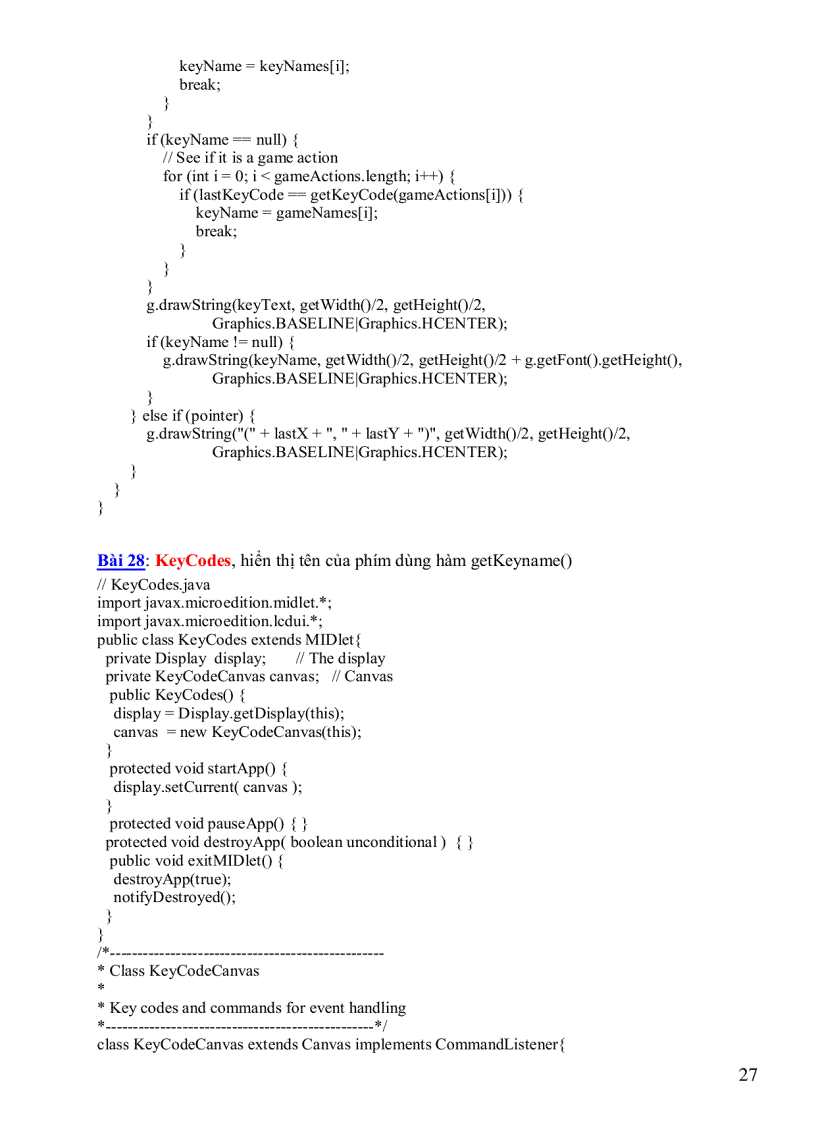 image for page Hệ thống bài tập j2me