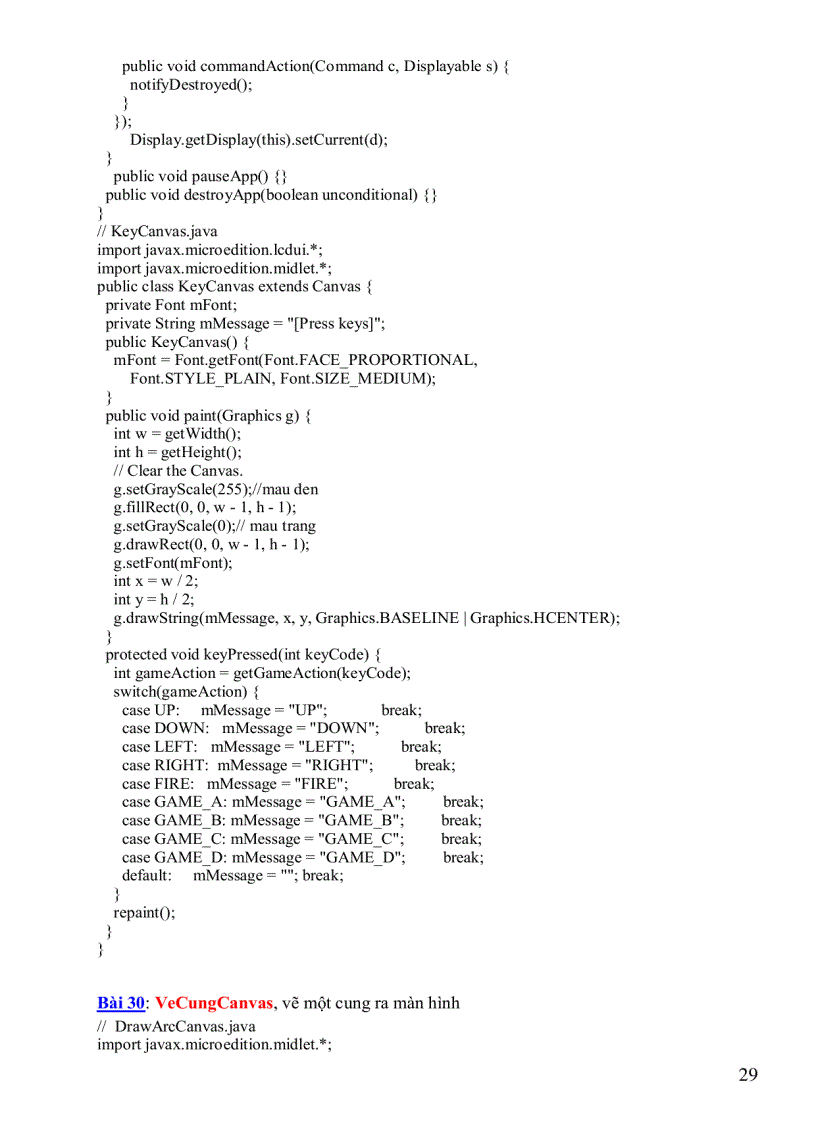 image for page Hệ thống bài tập j2me