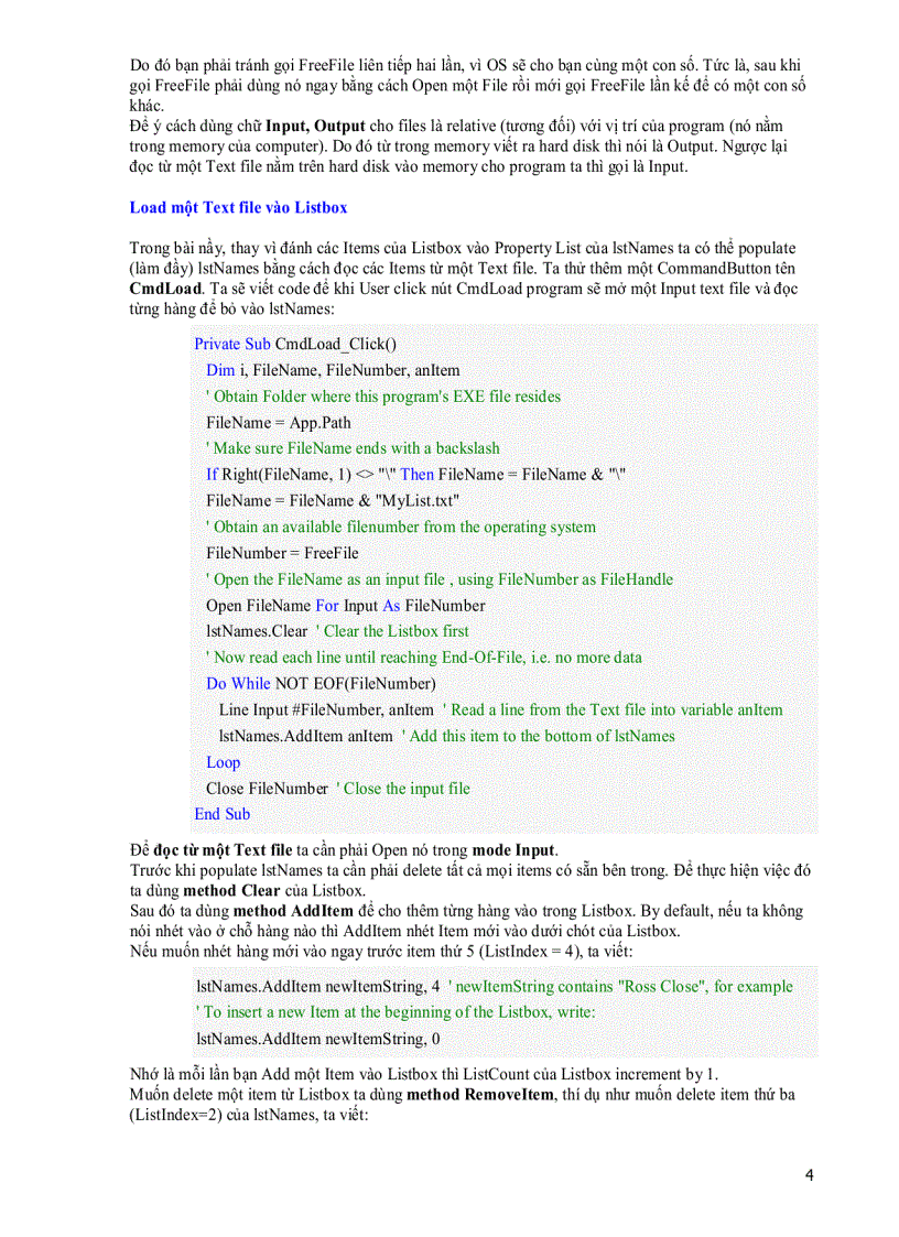 image for page Dùng List Controls