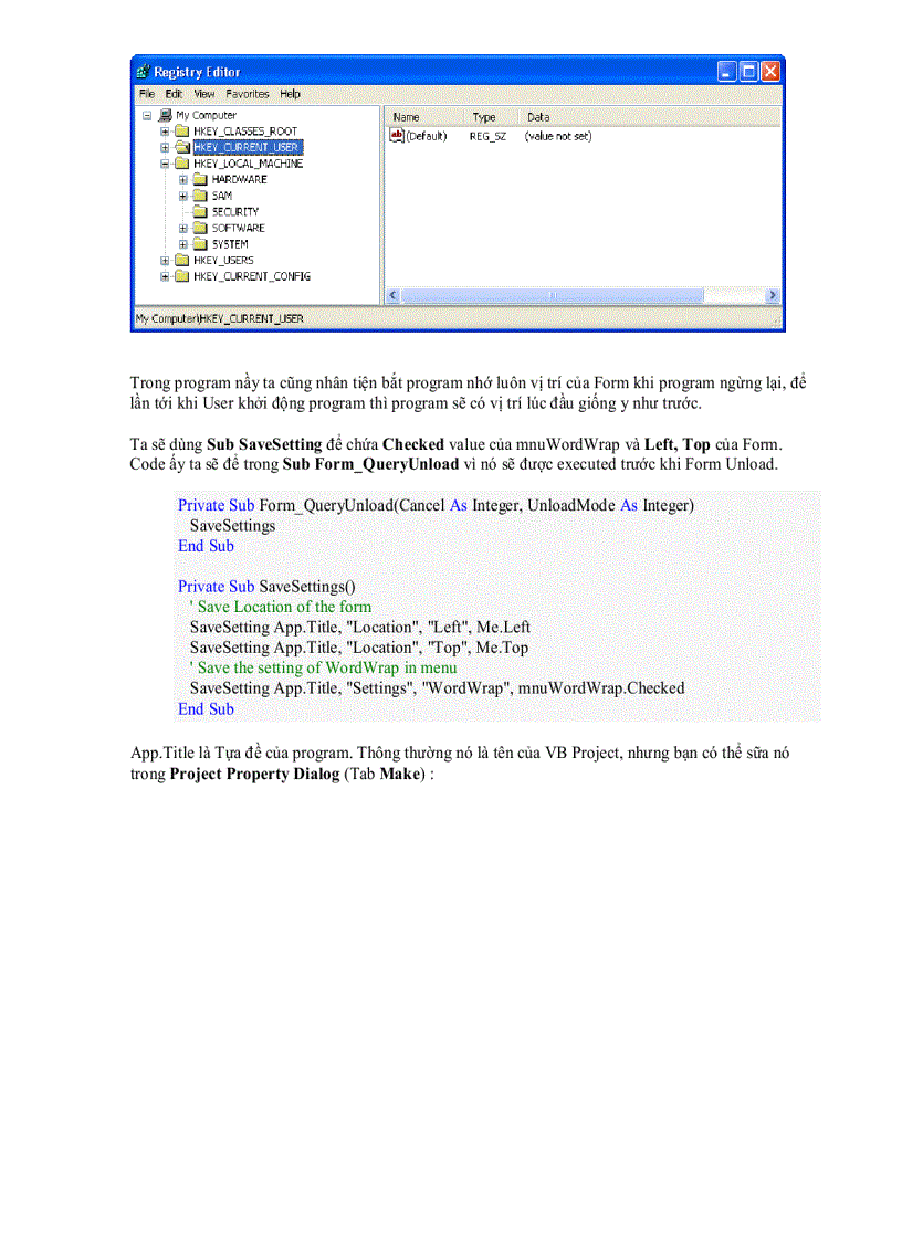 image for page Dùng Menu