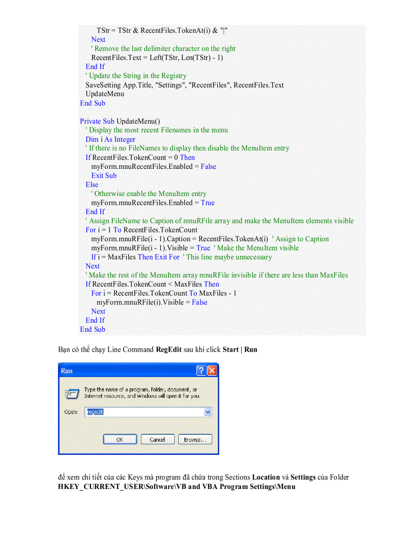 image for page Dùng Menu