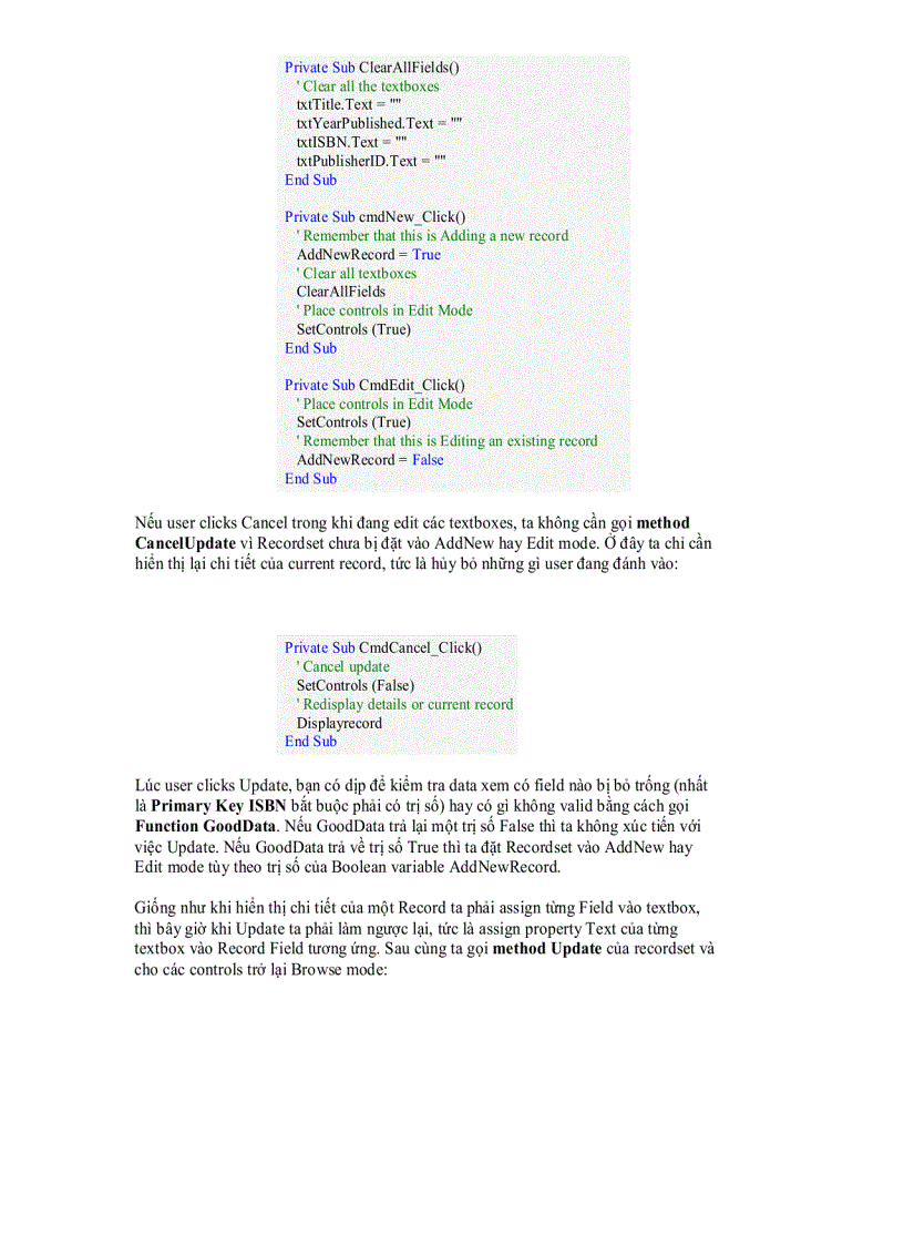 image for page Lập trình với kỹ thuật DAO