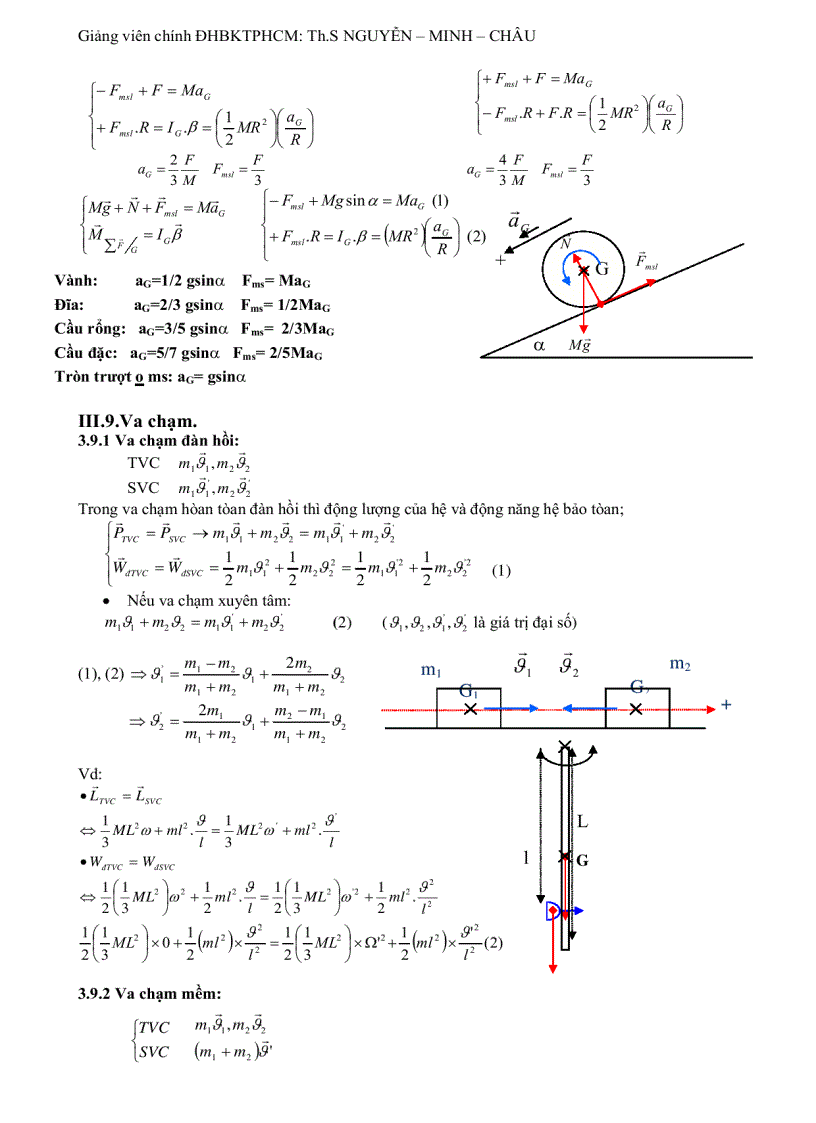 image for page Động lực học hệ chất điểm vật rắn