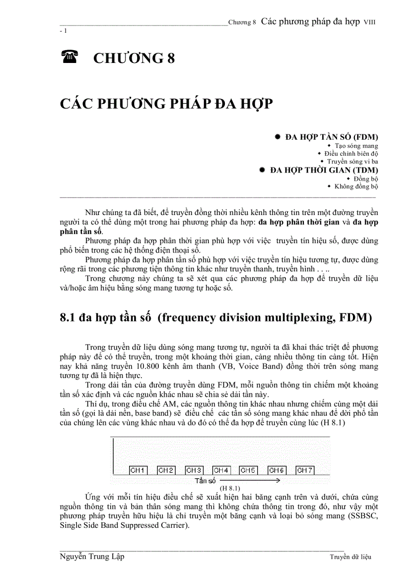 image for page Các phương pháp đa hợp