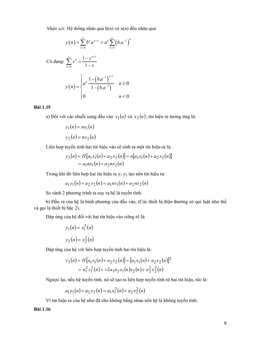 image for page Câu hỏi đáp án và hướng dẫn giải môn Xử lý tín hiệu số
