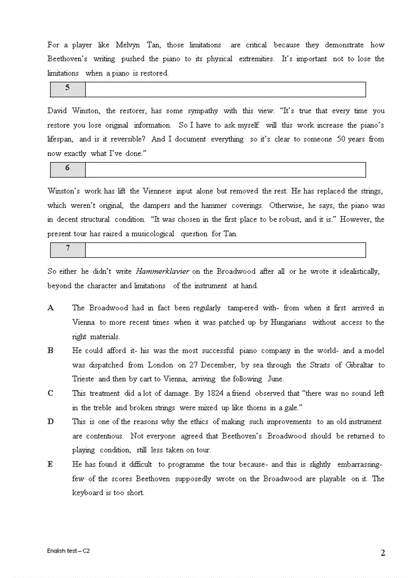 image for page Đề thi Anh C 2 FPT có đáp án