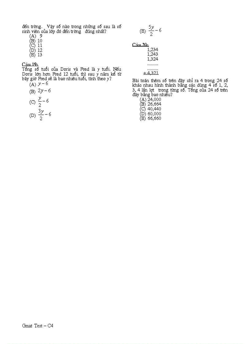 image for page Đề thi GMAT test C3 Problem Solving FPT