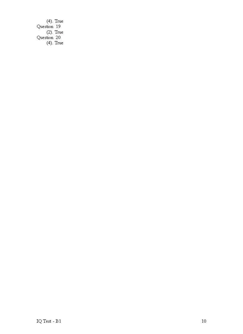 image for page IQ test B1 FPT có đáp án