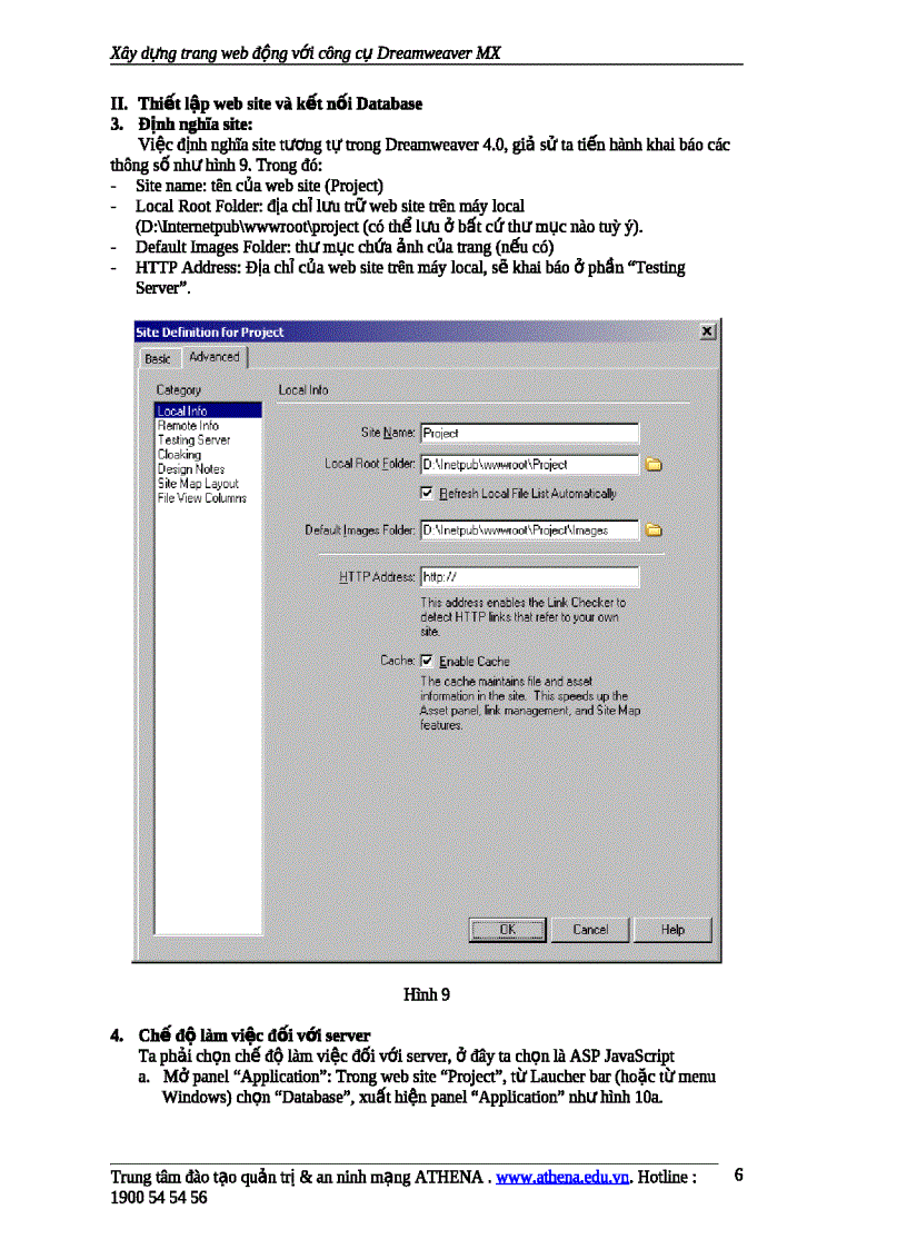 image for page Hướng dẫn xây dựng ứng dụng web với macromedia dreamweaver mx