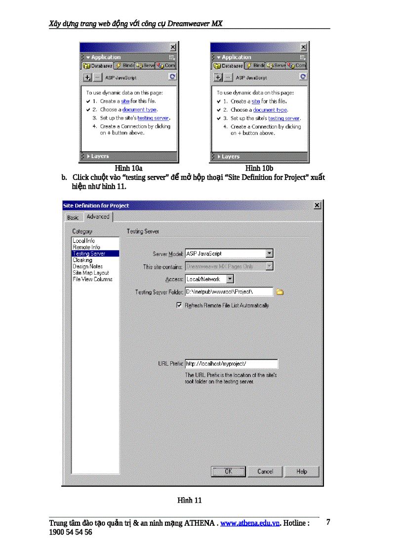 image for page Hướng dẫn xây dựng ứng dụng web với macromedia dreamweaver mx